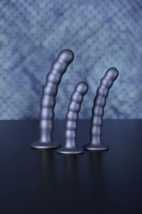 Beaded Silicone G-Spot Dildo - 5'' / 13 cm