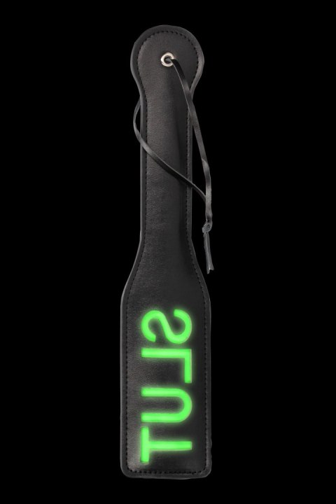 'Slut'' Paddle - Glow in the Dark - Black/Neon Green 'Slut'' Paddle - Glow in the Dark - Black/Neon Green