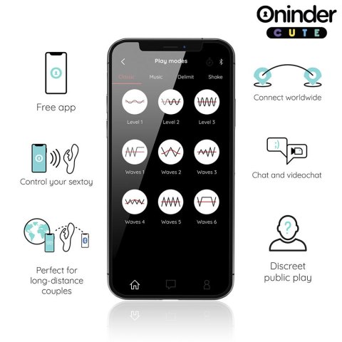 Oninder Cute - Love Bunny G-spot Clitoral Vibrator - Free Worldwide App