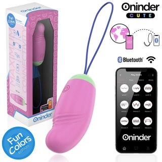 Oninder Cute - Love Pleasure 360° Vibrating-rotating Silicone Egg - Free Global App