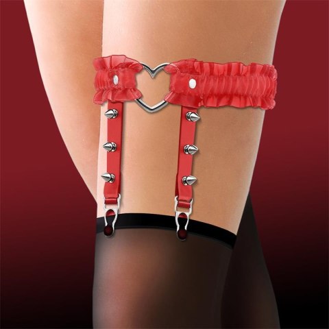 Cinderella Red Garter With Heart