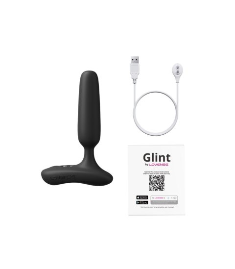 Lovense Glint - wibrujący korek analny reagujący na dotyk