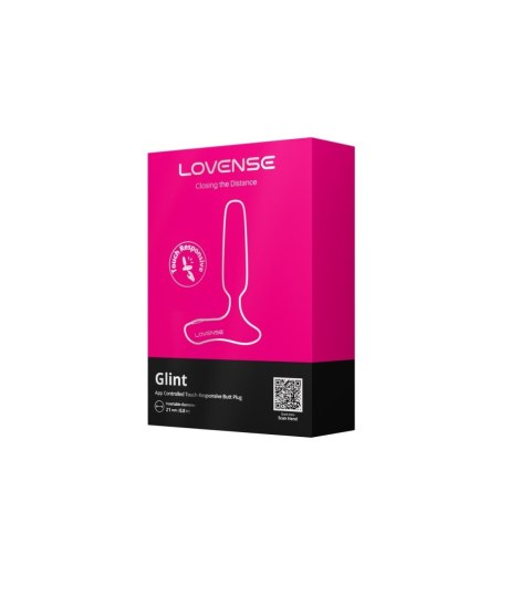 Lovense Glint - wibrujący korek analny reagujący na dotyk