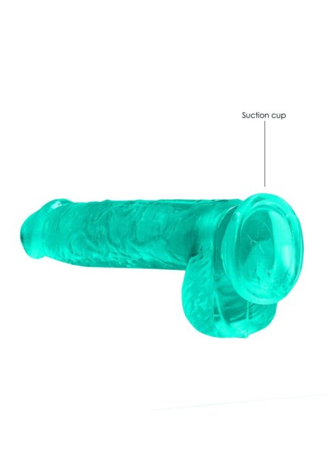 6"""" / 15 cm Realistic Dildo With Balls - Turquoise 6"""" / 15 cm Realistic Dildo With Balls - Turquoise