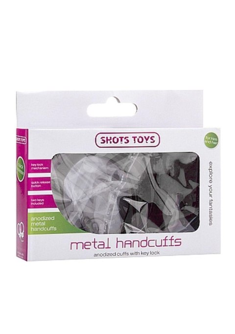 Metal Handcuffs - Black Metal Handcuffs - Black