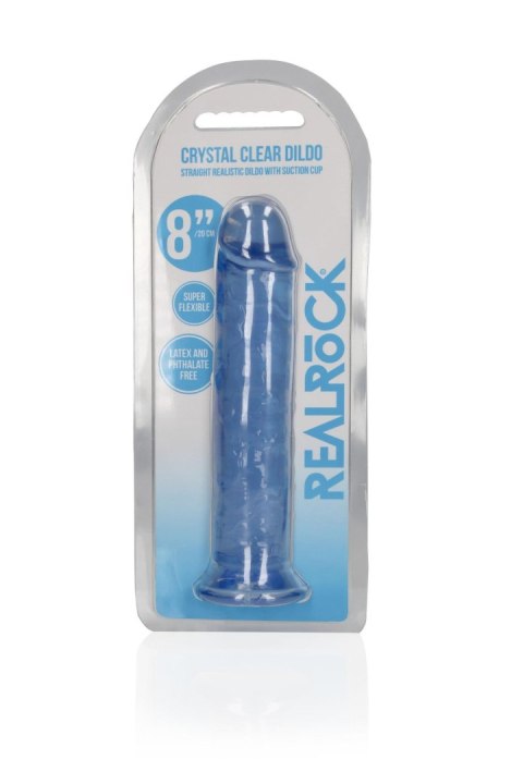 Straight Realistic Dildo with Suction Cup - 8'' / 20 Straight Realistic Dildo with Suction Cup - 8'' / 20