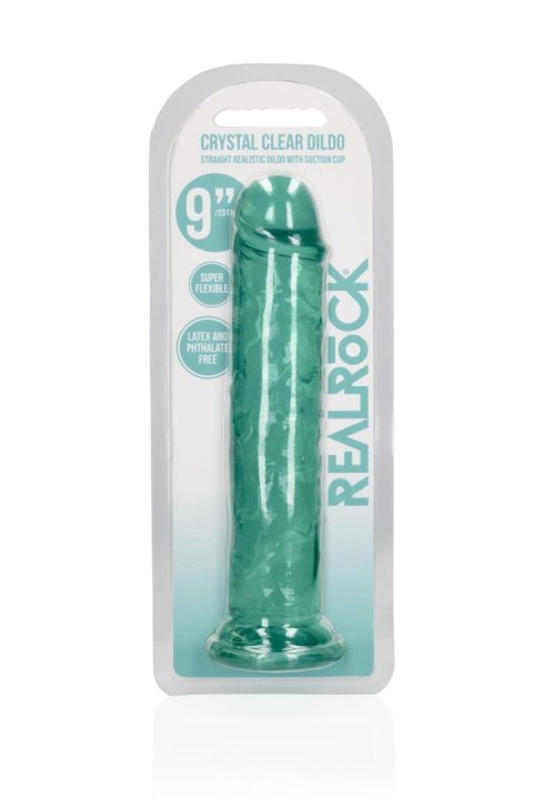 Straight Realistic Dildo with Suction Cup - 9'' / 23 Straight Realistic Dildo with Suction Cup - 9'' / 23
