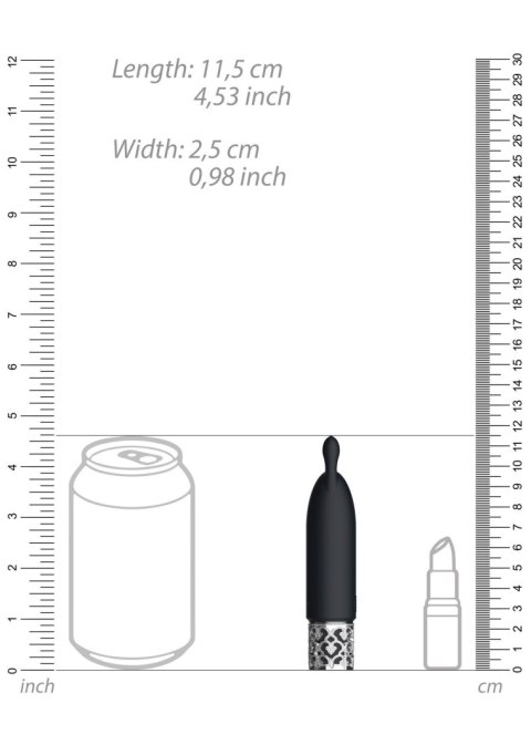 Twinkle - Rechargeable Silicone Bullet - Black Twinkle - Rechargeable Silicone Bullet - Black