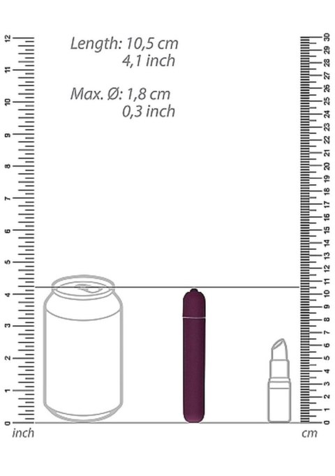 Bullet Vibrator - Extra Long - Purple Bullet Vibrator - Extra Long - Purple