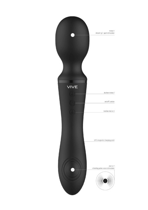 Enora - Wand & Vibrator - Black Enora - Wand & Vibrator - Black