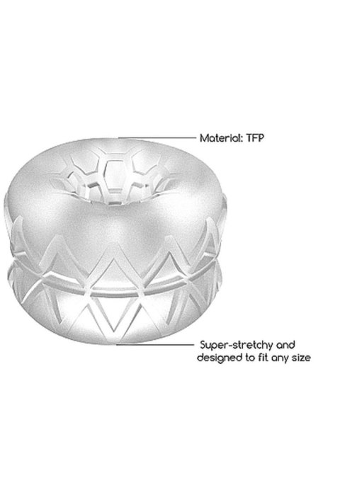 N0. 92 - Reversible Masturbator and Bumper - Transparent N0. 92 - Reversible Masturbator and Bumper - Transparent