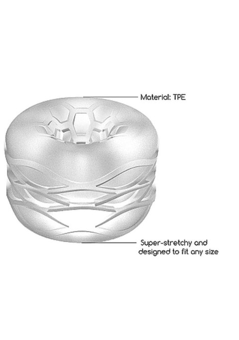 N0. 93 - Reversible Masturbator and Bumper - Transparent N0. 93 - Reversible Masturbator and Bumper - Transparent