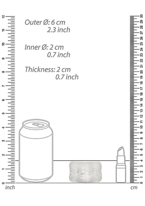 N0. 94 - Reversible Masturbator and Bumper - Transparent N0. 94 - Reversible Masturbator and Bumper - Transparent