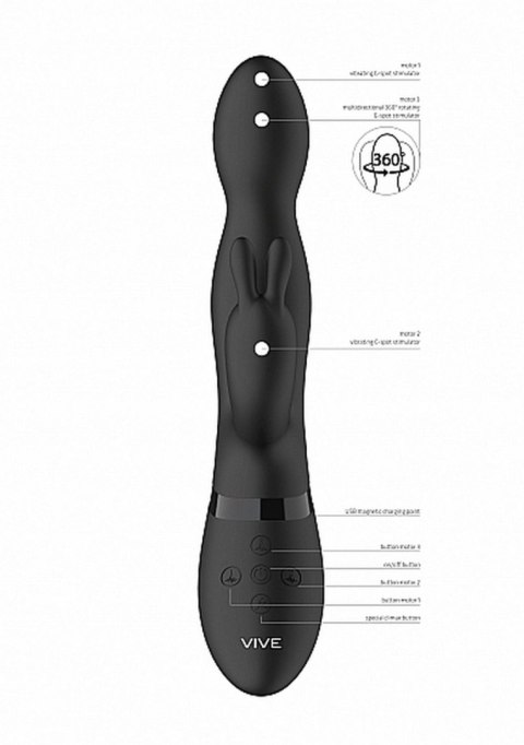 Niva - 360degrees Rabbit - Black Niva - 360degrees Rabbit - Black