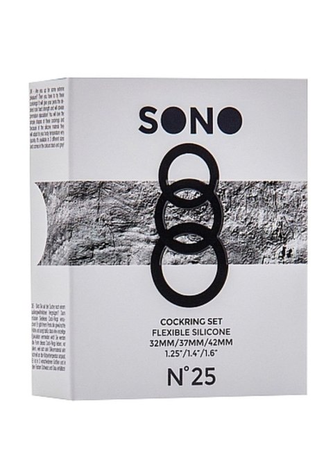 No.25 - Cockring Set - Grey No.25 - Cockring Set - Grey