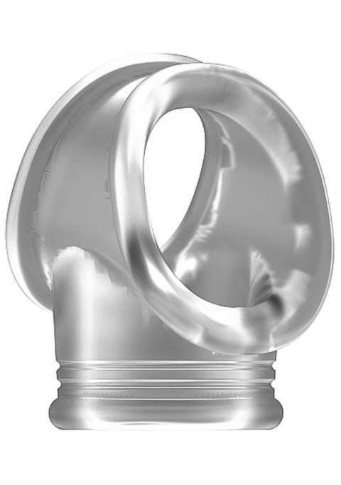 No.48 - Cockring with Ball Strap - Translucent No.48 - Cockring with Ball Strap - Translucent