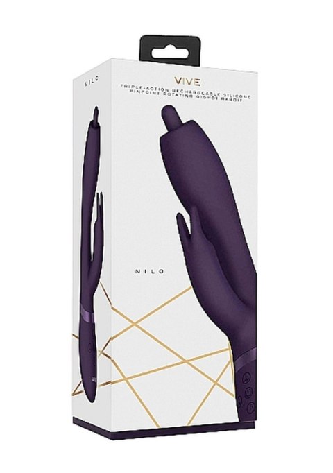Wibrator Nilo - Pinpoint Rotating G-spot Rabbit - Purple Wibrator Nilo - Pinpoint Rotating G-spot Rabbit - Purple