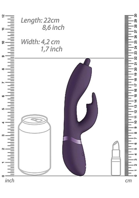 Wibrator Nilo - Pinpoint Rotating G-spot Rabbit - Purple Wibrator Nilo - Pinpoint Rotating G-spot Rabbit - Purple