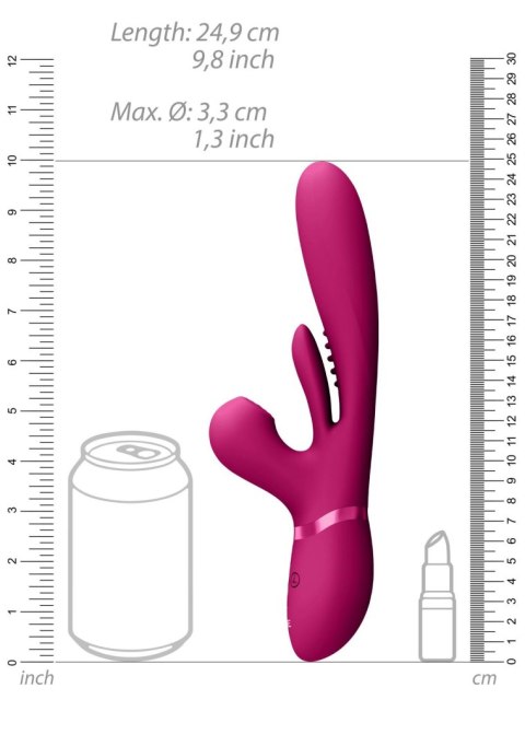 Kura - Thrusting G-Spot Vibrator with Flapping Tongue and Pulse Wave Stimulator Kura - Thrusting G-Spot Vibrator with Flapping Tongue and Pulse Wave Stimulator