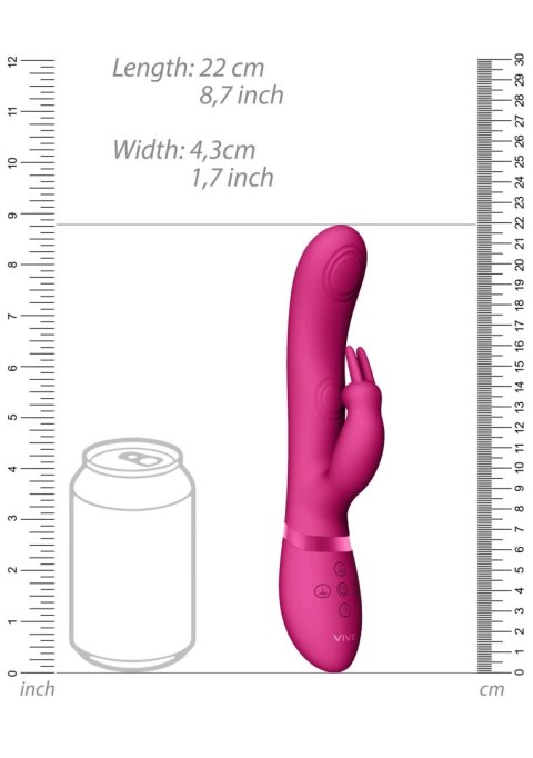 May - Pulse-Wave & C-spot & G-Spot Rabbit - Pink May - Pulse-Wave & C-spot & G-Spot Rabbit - Pink