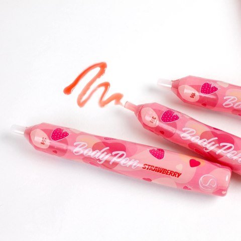 Truskawkowy jadalny pisak STRAWBERRY BODY PEN Truskawkowy jadalny pisak STRAWBERRY BODY PEN