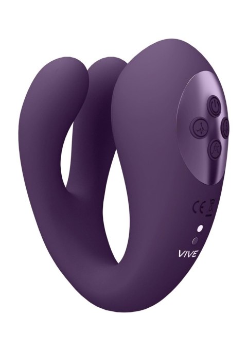 Yoko - Triple Action Vibrator Dual Prongs with Clitoral Pulse Wave Yoko - Triple Action Vibrator Dual Prongs with Clitoral Pulse Wave