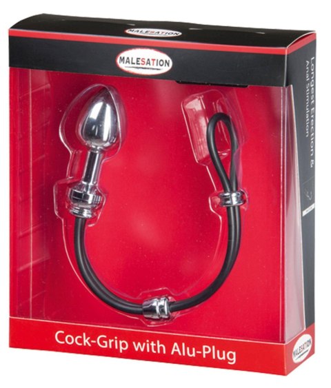 MALESATION Cock-Grip with Alu-Plug small, chrome MALESATION Cock-Grip with Alu-Plug small, chrome