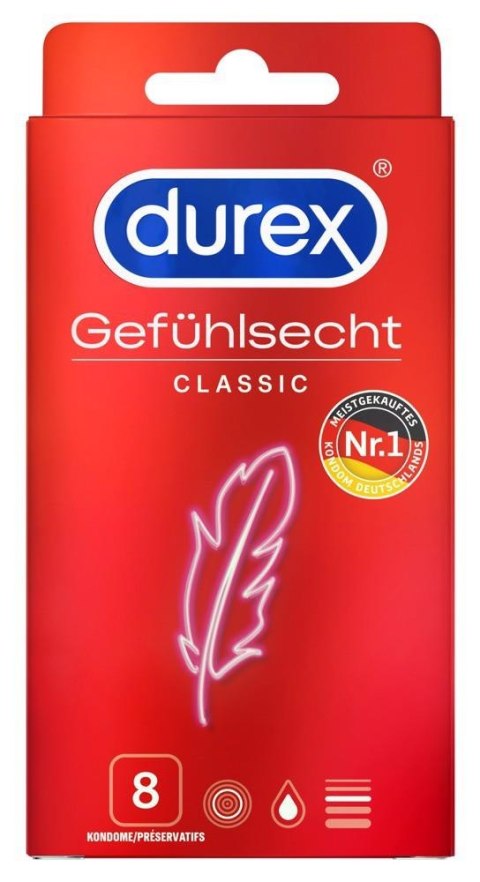 Durex Gefühlsecht Classic 8pcs Durex Gefühlsecht Classic 8pcs