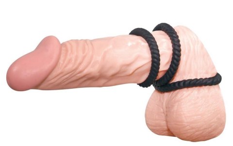 Lust 3 Cock Rings black Lust 3 Cock Rings black