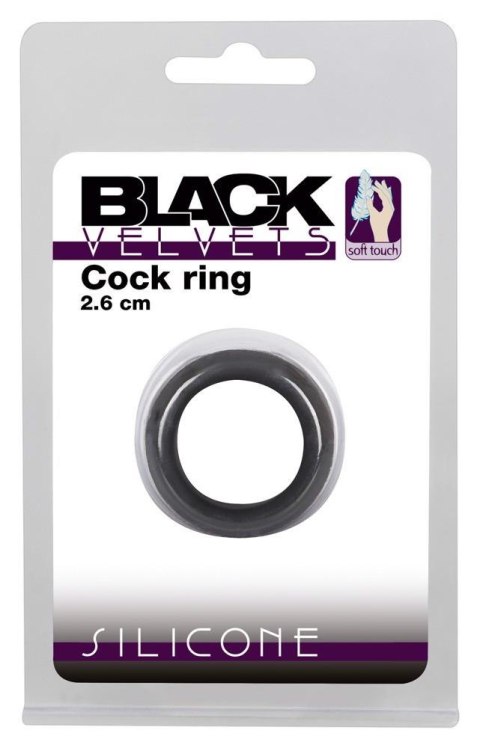 Black Velvets Cock Ring 2.6 cm Black Velvets Cock Ring 2.6 cm