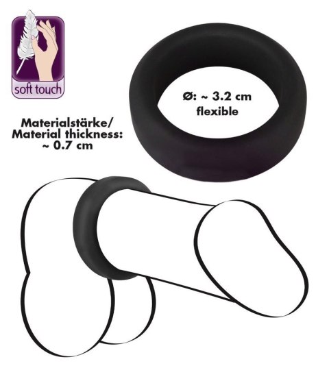 Black Velvets Cock Ring 3.2 cm Black Velvets Cock Ring 3.2 cm