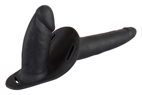 Double Strap On Black Silicone Double Strap On Black Silicone