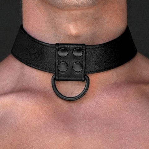 Bondage Fetish Black Matt Collar With Leash Bondage Fetish Black Matt Collar With Leash