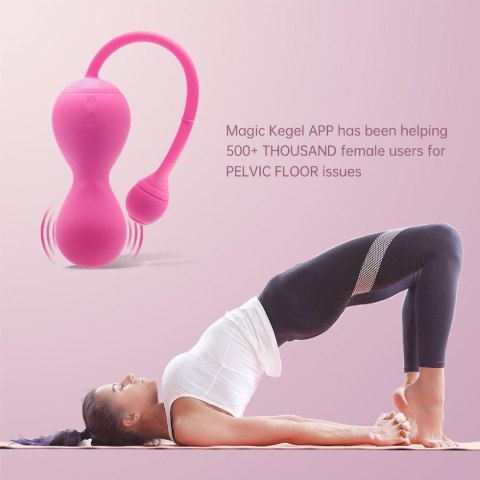 Kulki Kegla z Wibracjami | Smart Kegel Master Balls Pink Kulki Kegla z Wibracjami | Smart Kegel Master Balls Pink