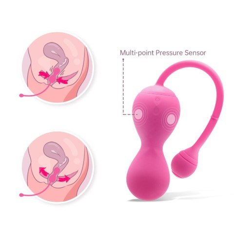 Kulki Kegla z Wibracjami | Smart Kegel Master Balls Pink Kulki Kegla z Wibracjami | Smart Kegel Master Balls Pink