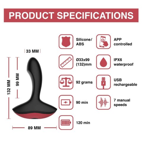 Masażer Prostaty Sterowany Aplikacją | Solstice App Controlled Prostate Vibrator Masażer Prostaty Sterowany Aplikacją | Solstice App Controlled Prostate Vibrator
