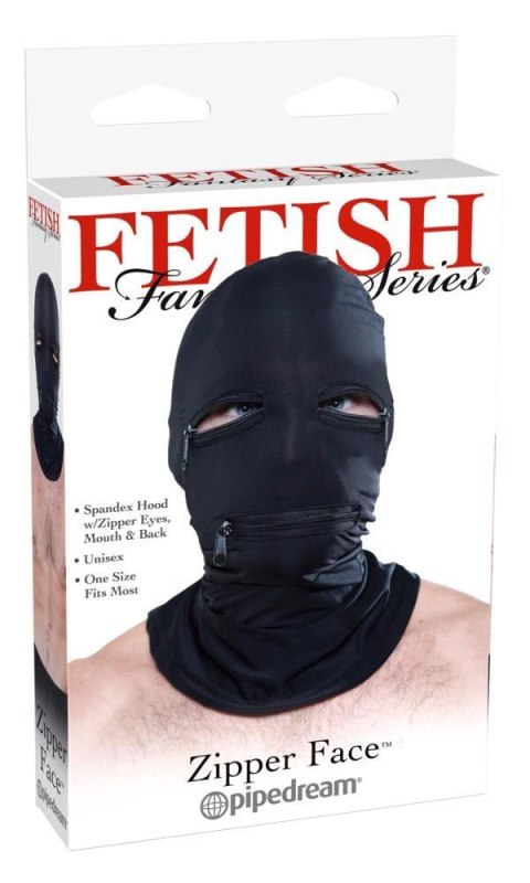 FFS Zipper Face Hood Black FFS Zipper Face Hood Black