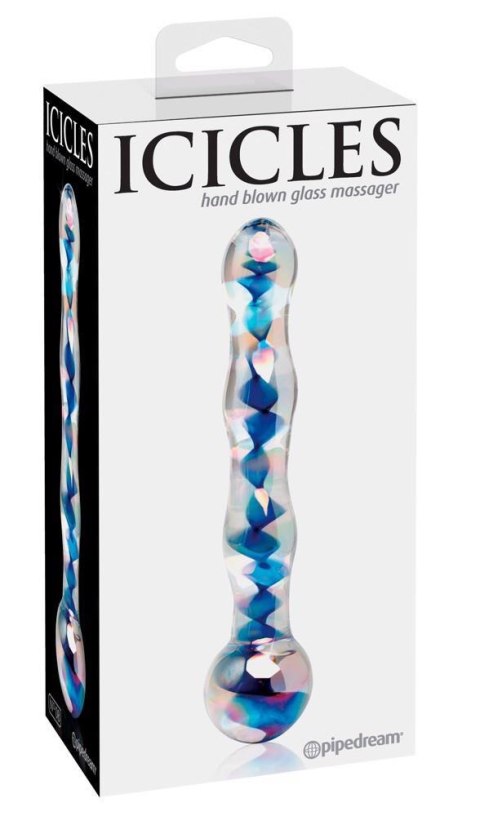 Icicles No. 8 Clear/Blue Icicles No. 8 Clear/Blue