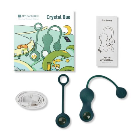 Crystal Duo Smart | Trener Mięśni Kegla z Zestawem Ciężarków Crystal Duo Smart | Trener Mięśni Kegla z Zestawem Ciężarków