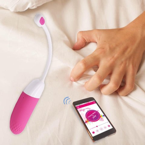 Kieszonkowy Wibrator z Aplikacją | Vini App Controlled Love Egg Pink Kieszonkowy Wibrator z Aplikacją | Vini App Controlled Love Egg Pink