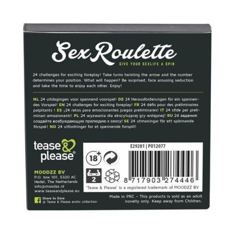 Sex Roulette Foreplay (NL-DE-EN-FR-ES-IT-PL-RU-SE-NO) Sex Roulette Foreplay (NL-DE-EN-FR-ES-IT-PL-RU-SE-NO)