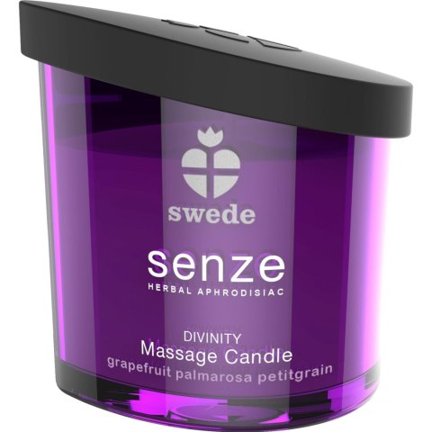 Swede - Senze Divinity Massage Candle Grapefruit Palmarosa Petitgrain Swede - Senze Divinity Massage Candle Grapefruit Palmarosa Petitgrain