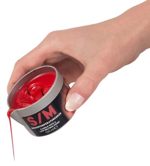 S/M Candle in a Tin red 100 g S/M Candle in a Tin red 100 g