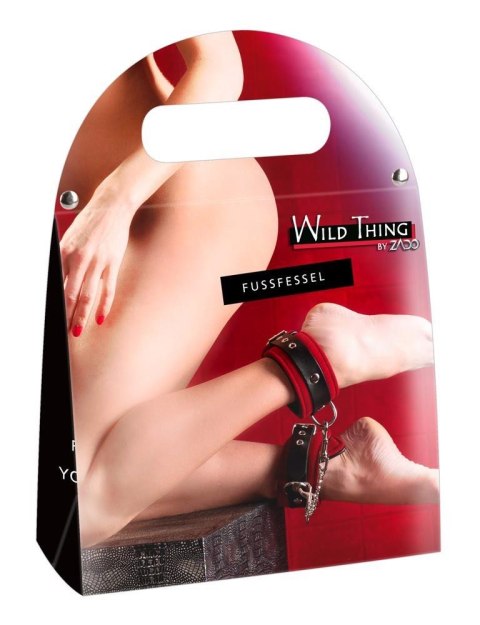 Leather Ankle Cuffs red Leather Ankle Cuffs red