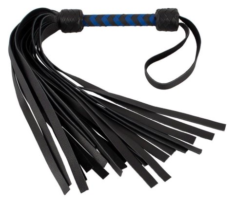 Leather flogger black/royal Leather flogger black/royal
