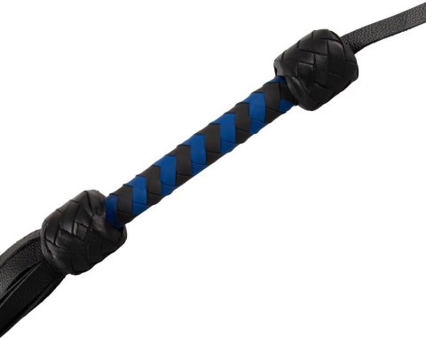 Leather flogger black/royal Leather flogger black/royal