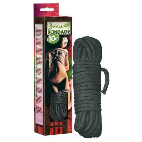 Bondage rope 10 m black Bondage rope 10 m black