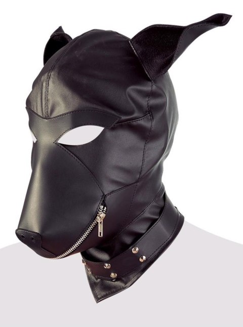 Imitation leather dog mask Imitation leather dog mask