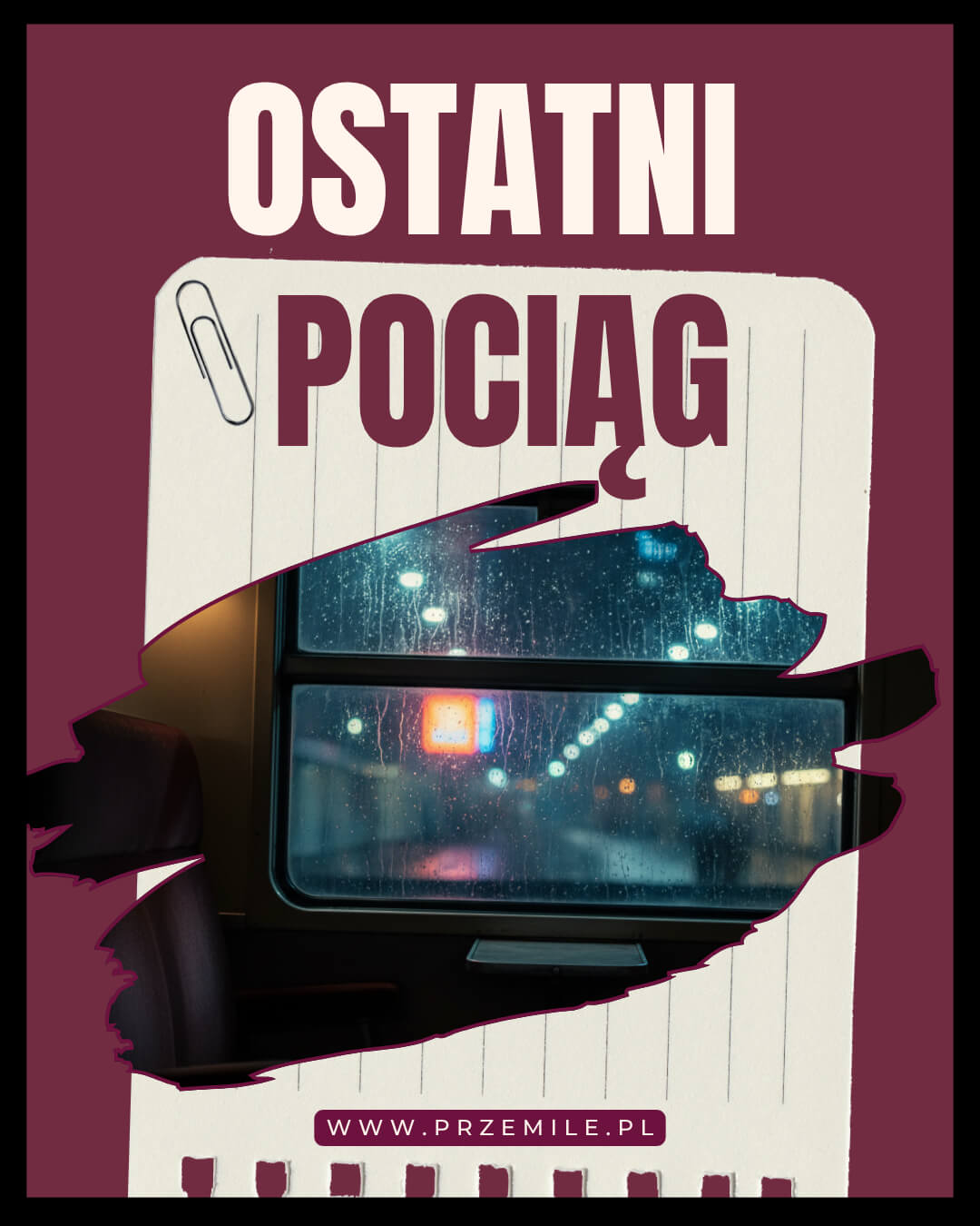 Ostatni pociąg. Opowiadanie erotyczne dla niego.