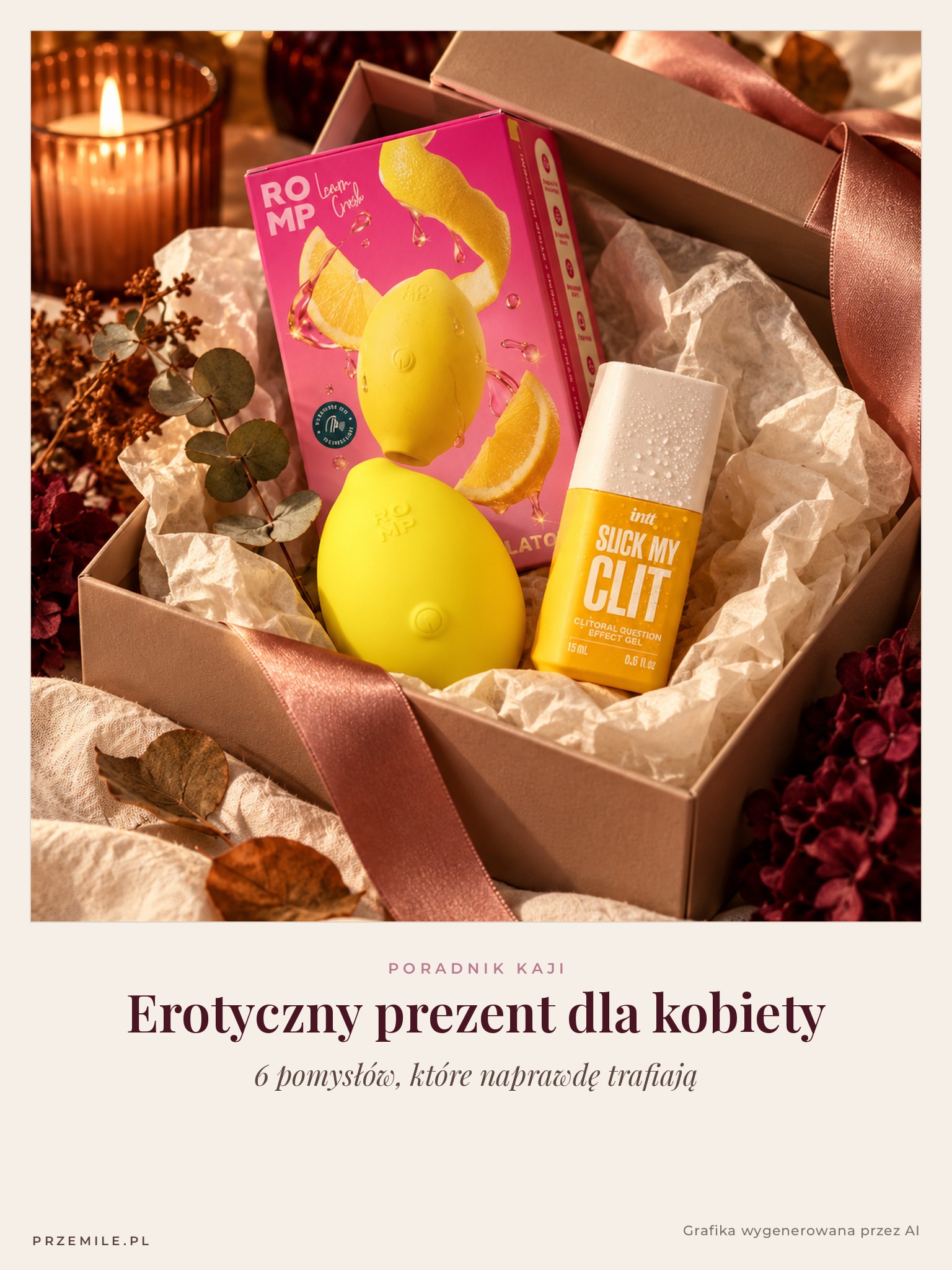 Prezent erotyczny dla niej – 6 pomysłów, które się sprawdzają